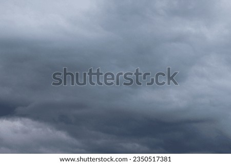 sky with clouds before rain