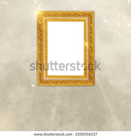 Frame Gold Celebrate Anniversary Background 