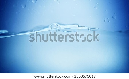 blue water waves bubbles background picture