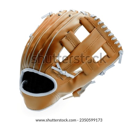 Sports equipment,Baseball glove isolate on white background with clipping path. Royalty-Free Stock Photo #2350599173