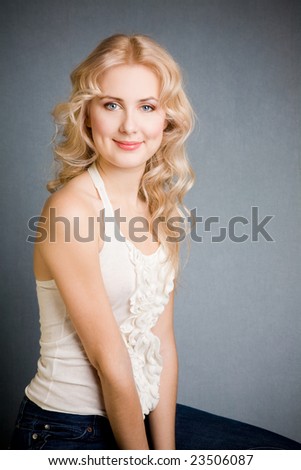 beautiful blonde young girl