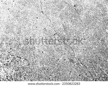 grunge texture overlay on rough paper. Old, scratchy distress pattern.Random speckles. Flat vector illustrations isolated on white background