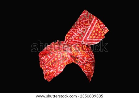 Indian Rajasthani Jaipur Chunri Turban image, Rajput Turban, Man  wear this on head in wedding.