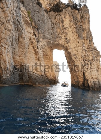 Pictures taken from boat travel on the island of Zakynthos, Greece. 