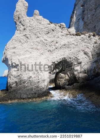 Pictures taken from boat travel on the island of Zakynthos, Greece. 