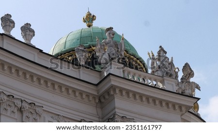 Hofburg vienna old wien landmark Royalty-Free Stock Photo #2351161797