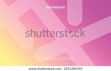 Flat gradient geometric design of abstract background