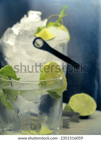 Mojito Juice and Lemon Mint Ice for refreshment 