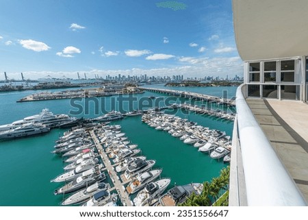 Exterior photo taken from a balcony somewhere in Miami