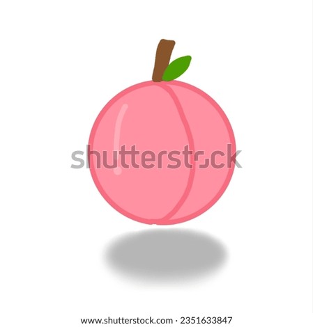 My 10-year-old daughter drew cartoon peaches using mobile application technology.  My daughter consigned the work she had painted.  She wants to earn money to help her parents.