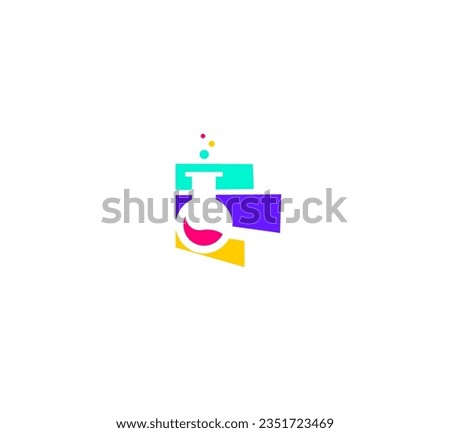 logo of medical laboratory science Design Template Vector icon