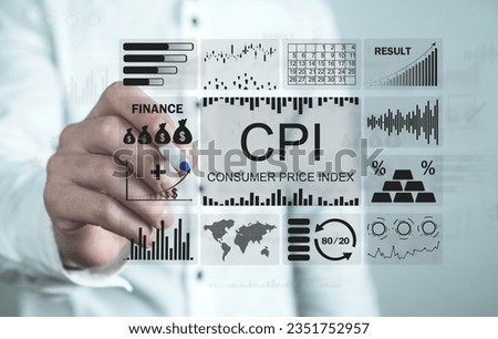 CPI. Consumer Price Index. Business Royalty-Free Stock Photo #2351752957