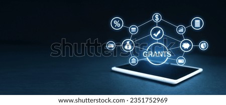 Concept Of Grants. Business. Finance Royalty-Free Stock Photo #2351752969