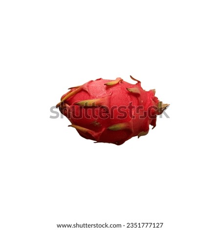 Dragon fruit isolated on white background 