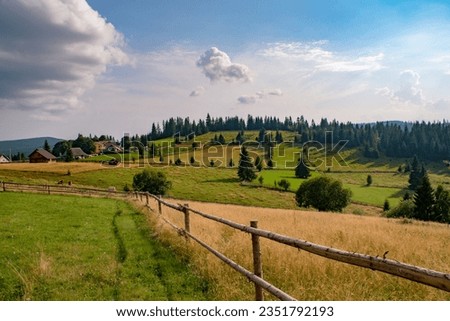  Summer landscape in Apuseni Mountains,Transilvania, Romania Royalty-Free Stock Photo #2351792193