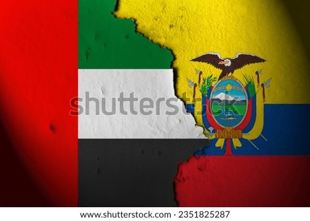 Relations between United Arab Emirates and Equador. United Arab Emirates vs Equador.