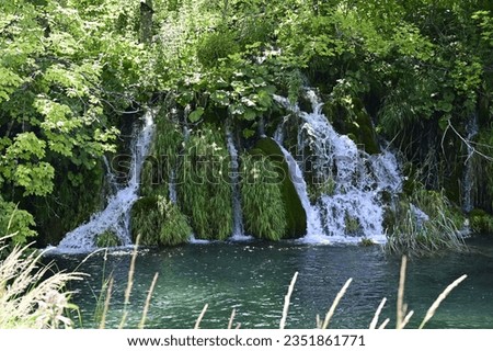 Famous scenic spot in Croatia, Plitvice Lakes