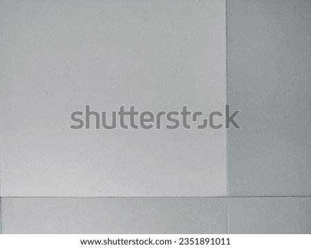 Picture wall, two-tone demarcation, sky, white clouds green leaves To highlight the message with the product or service, cards, banners, postcards perfectly. similar colors

