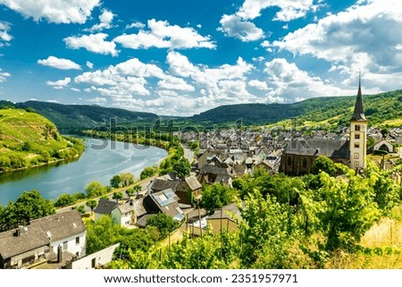 Short discovery tour in the Moselle region near Bremm - Rhineland-Palatinate - Germany Royalty-Free Stock Photo #2351957971