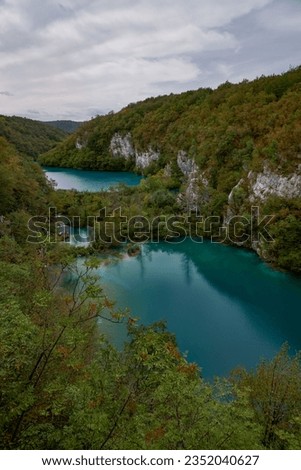 Beautiful Emerald Waters in Plitvice Lakes National Park - Croatia