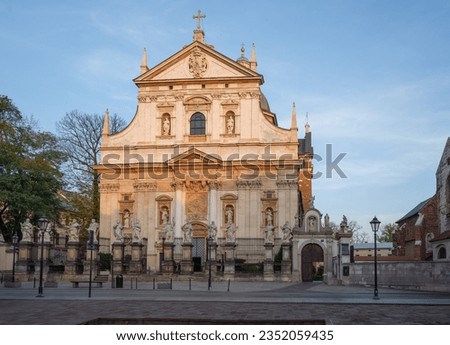 Saints Peter and Paul Church - Krakow, Poland Royalty-Free Stock Photo #2352059435