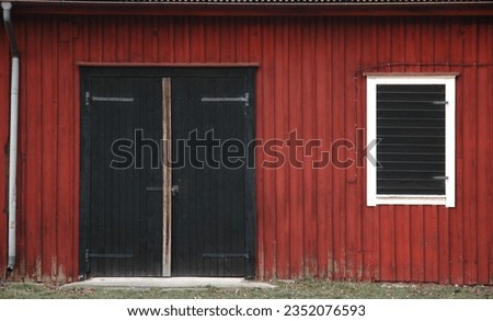 Barn building exterior picture facade front side
