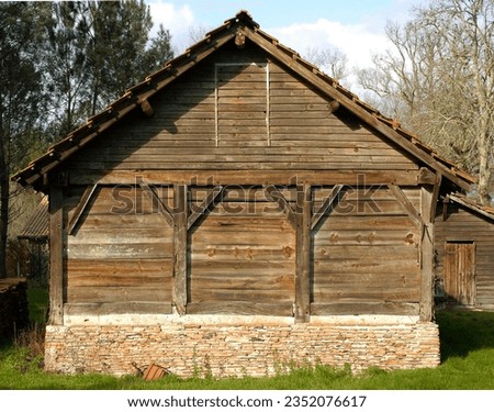 Barn building exterior picture facade front side