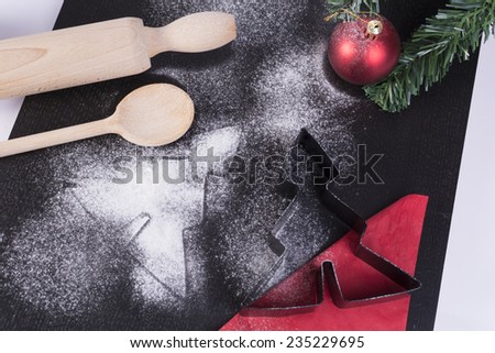 Decorative Christmas table