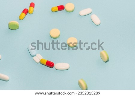 vitamins and supplements background smile emotive
