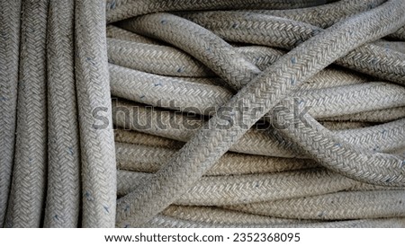 stacked rustic industrial rope background