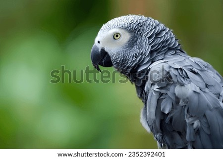 parrots that have large beaks are used to cut fruit Royalty-Free Stock Photo #2352392401
