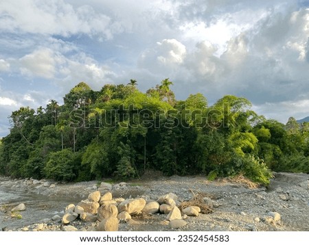 river damage due to class C mining Royalty-Free Stock Photo #2352454583