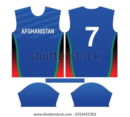 Afghanisthan cricket team sports kid design or Afghanisthan cricket jersey design