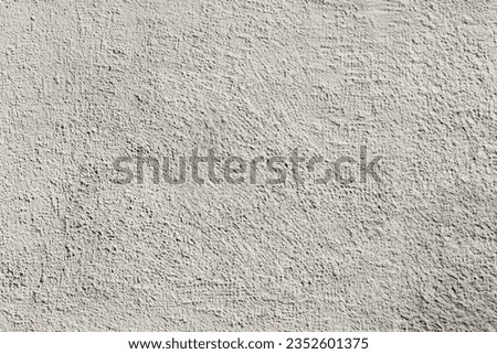 Old Painted Street Gray White Wall Plaster Concrete Texture Close Up.
