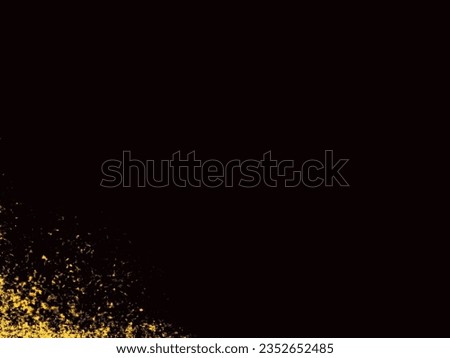 A black background image with gold diffused light in the bottom left corner.