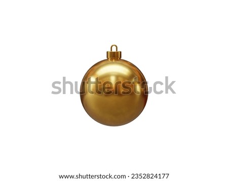 Christmas ball on white background Royalty-Free Stock Photo #2352824177