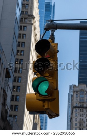 American traffic light - New York City