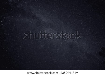 Milky Way Galaxy in the Night Sky Background. Starry Night Background.