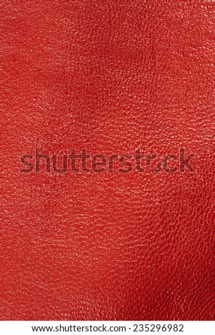 Red leather vertical texture for background  