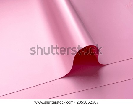 PVC pink soft film with matte embossed