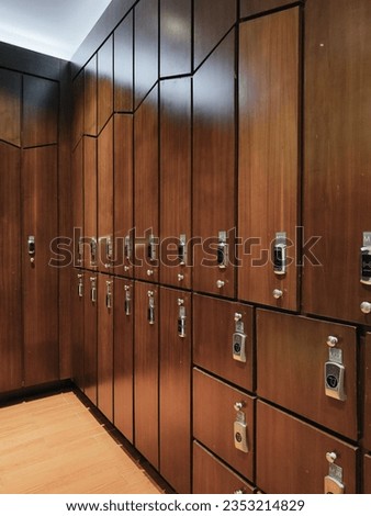 Interior of a locker,Shower and washroom.