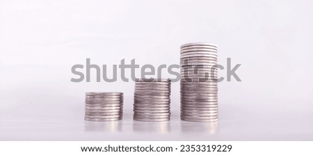 A photo of a coin for use as a financial background