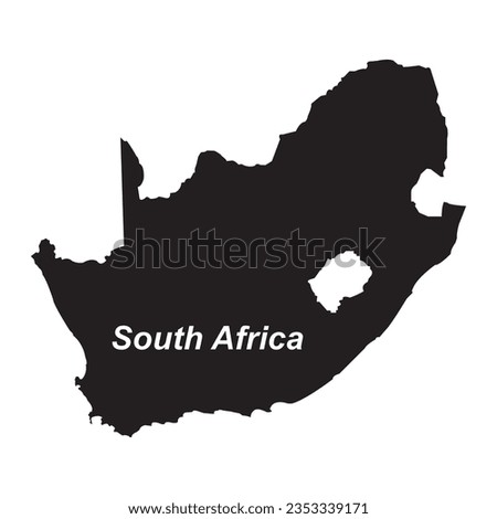 South Africa map icon vector illustration symbol design