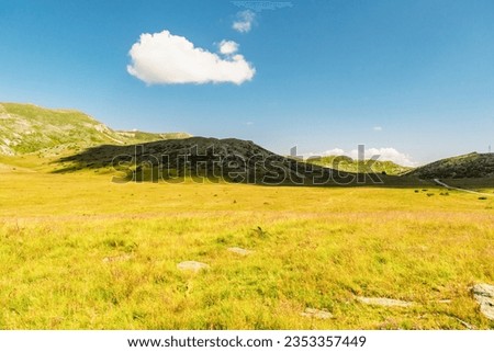 Nature mountains around Mavrovo lake north Macedonia