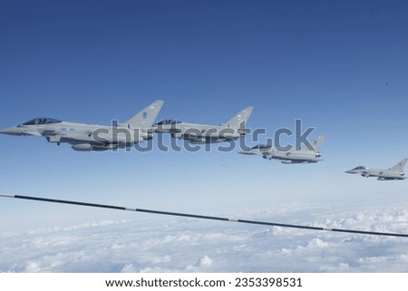 RAF Typhoon doing the rounds  Royalty-Free Stock Photo #2353398531