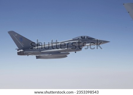 RAF Typhoon doing the rounds  Royalty-Free Stock Photo #2353398543