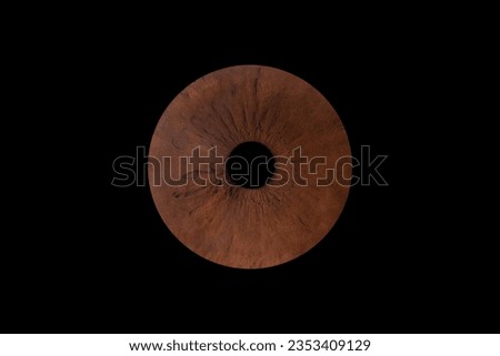 close up macro photo shoot of pupil iris photo
