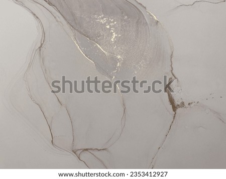 Abstract pink marble art with gold — pink transparent background. Beautiful smudges and stains made with alcohol ink and golden paint. Pale pink fluid art texture resembles watercolor or aquarelle. Royalty-Free Stock Photo #2353412927