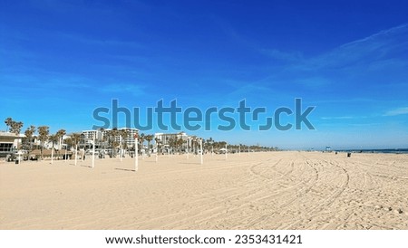 Huntington Beach ocean blue sky
