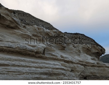 wave-cut platform formations at San Gregorio State Beach along California Highway 1 Royalty-Free Stock Photo #2353431757